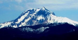 Figure 4.1 Mt. Garibaldi, near Squamish B.C., is one of Canada’s tallest (2,678 m) and most recently active volcanoes. It last erupted approximately 10,000 years ago. [SE photo]