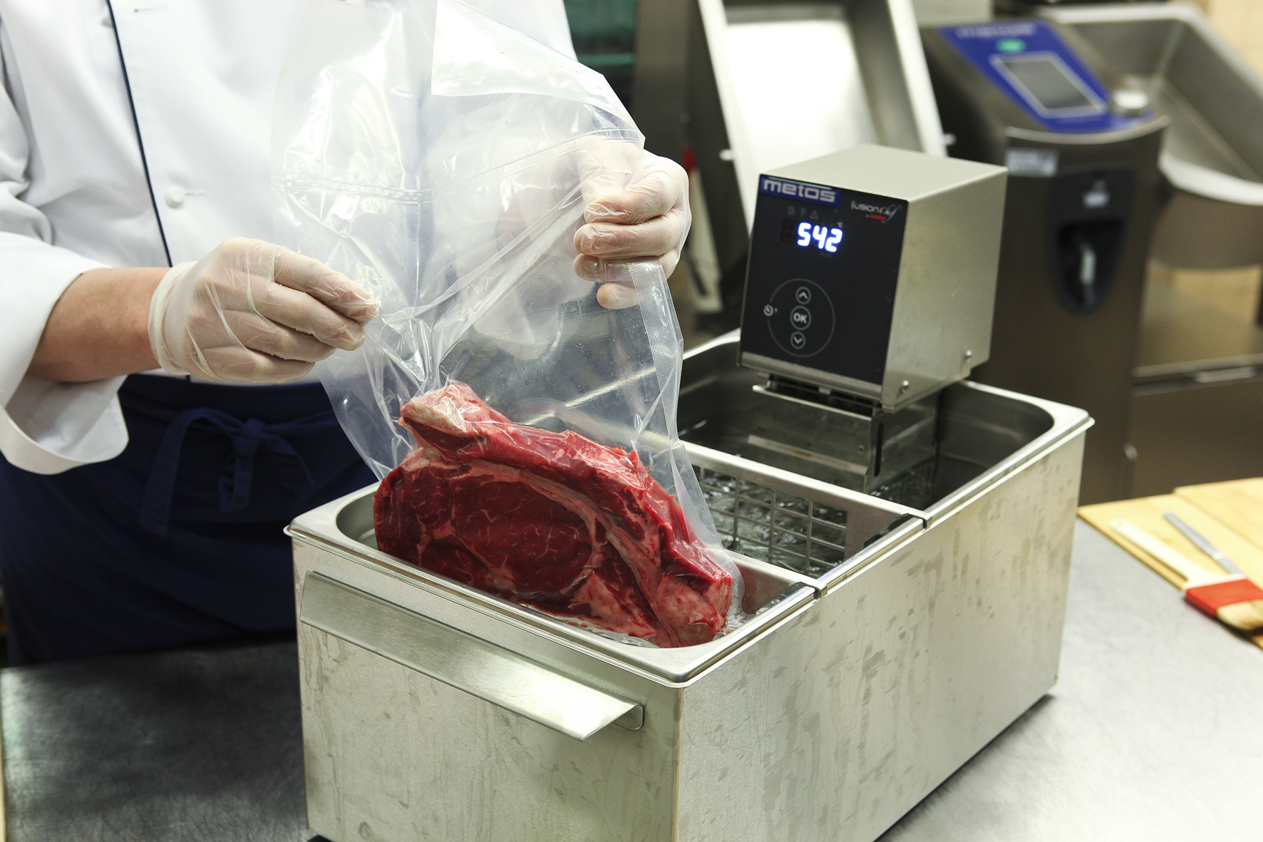image of Sous Vide used to cook meat in water at a precise temperature