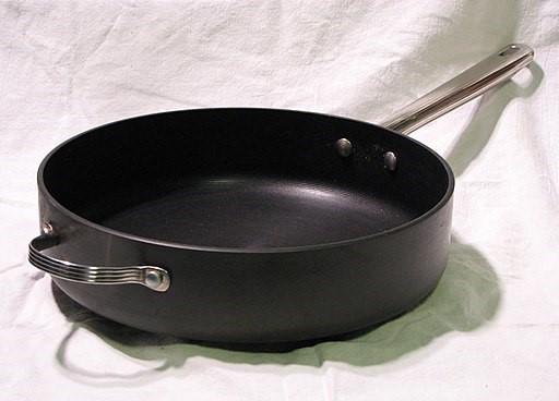 image of a Straight Pan with a handle on either side