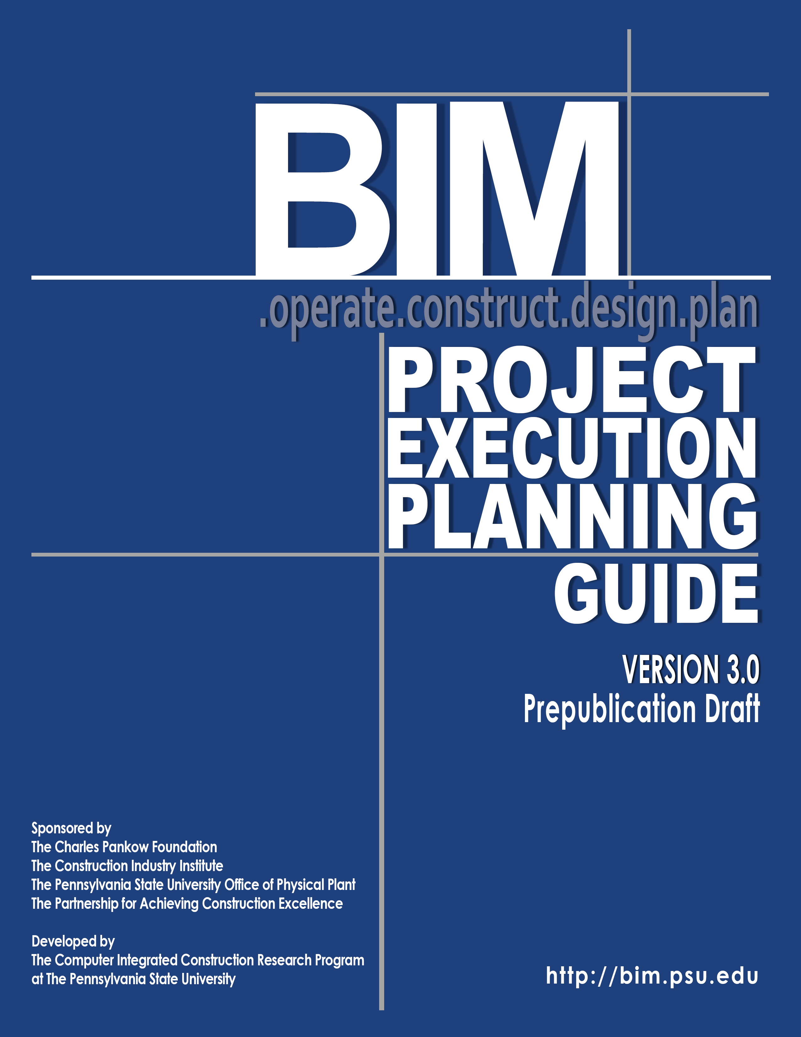 Cover image for BIM Project Execution Planning Guide, Version 3.0