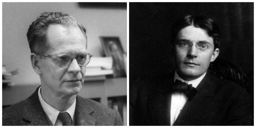 photos of John B. Watson (right) and B. F. Skinner (left)