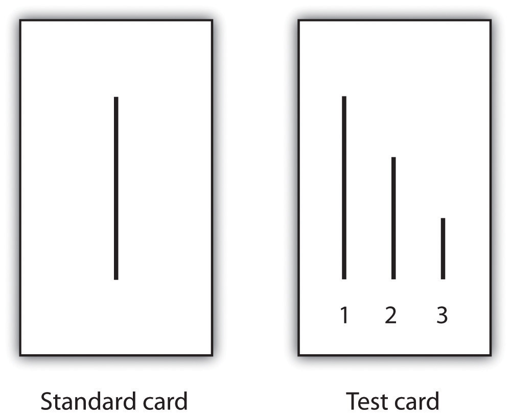 the standard and test cards