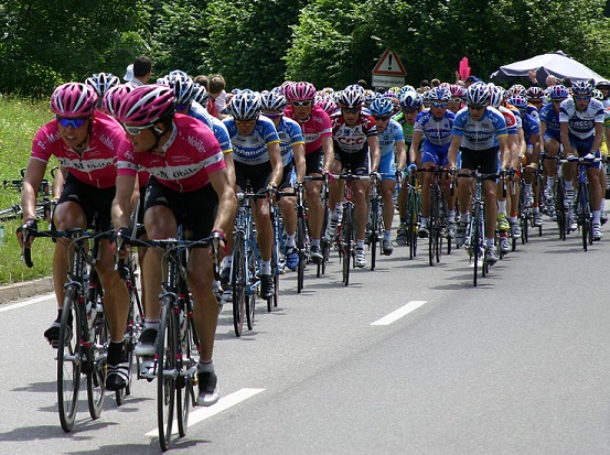 An image of cyclists in the tour de france
