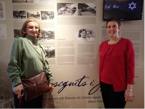 Paquita (age 78) with her daughter Elizabeth in Vielha Museum