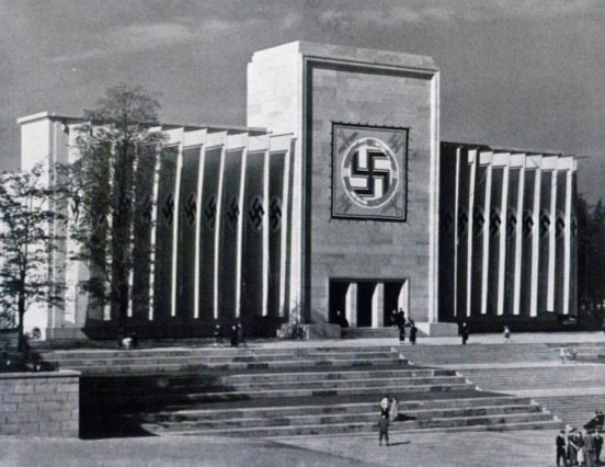 The meeting hall for the NSdAP party congress in Nuremberg.