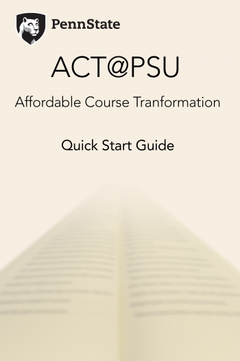 Cover image for ACT@PSU Quick Start Guide