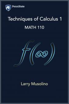 Techniques of Calculus 1 book cover