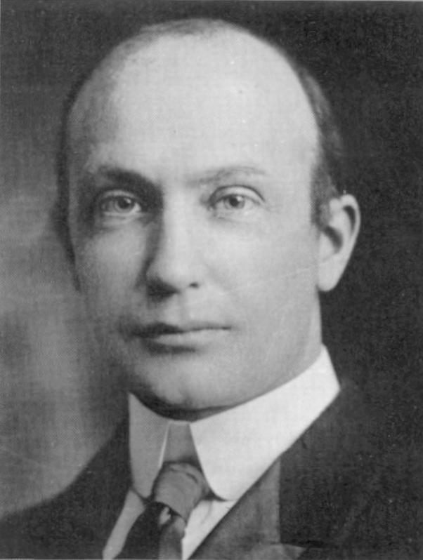 A black and white photo of Robert S. Woodworth, a dimensional model psychologist.