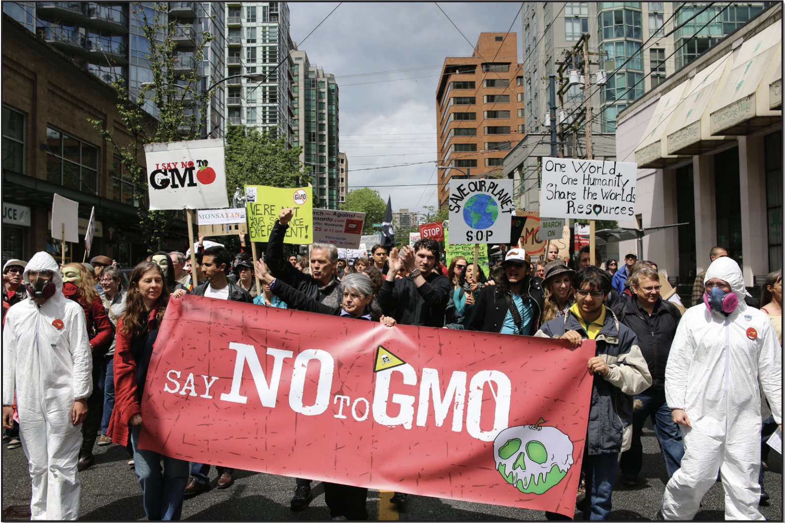 Protest against GMOs
