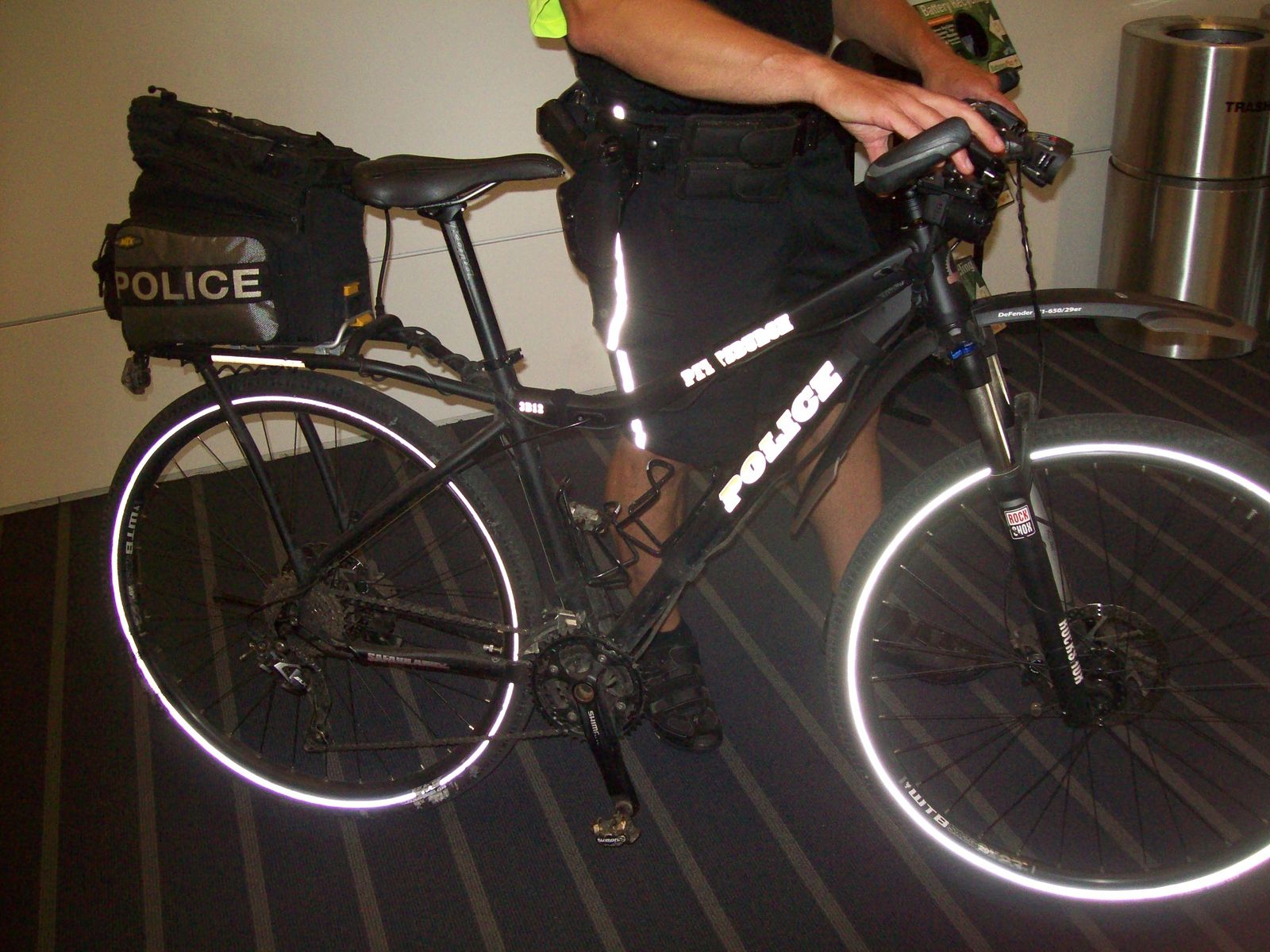 A vehicle from the Pittsburgh Bureau of Police Bike Patrol