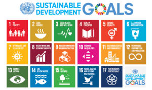 Picture of the icons for 17 United Nations Sustainable Development Goals