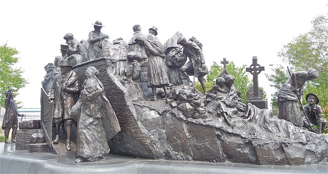 Great Irish Famine Memorial Statue at Penn's Landing, Philadelphia