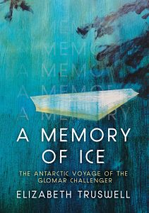 cover of book titled A Memory of Ice, which is blue with an image of an ice sheet