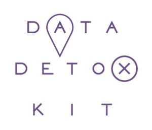 Data Detox Kit logo with a location marker icon.